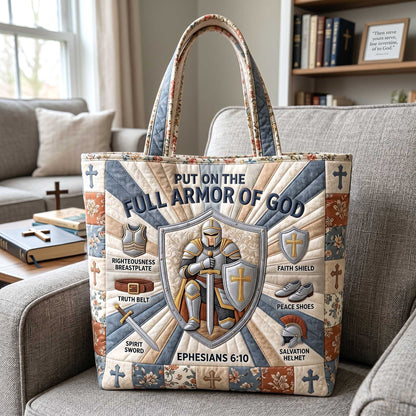 Everyday Armor Cross Quilted Tote