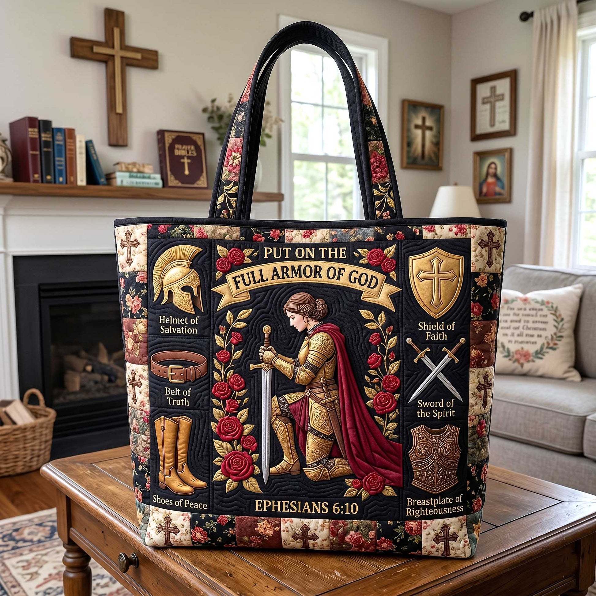 Everyday Christian Quilted Tote Bag