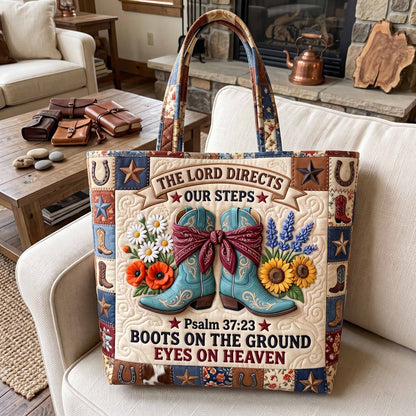 Everyday Western Blessings Quilted Tote