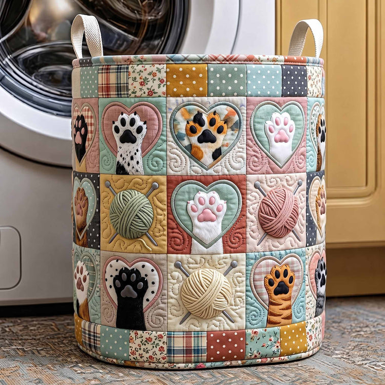 Paws Purrs Laundry Tote Bag