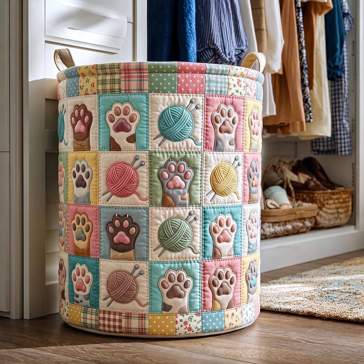 Everyday Paw Quilted Tote Bag