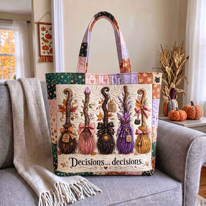 The Autumn Witch Quilted Tote