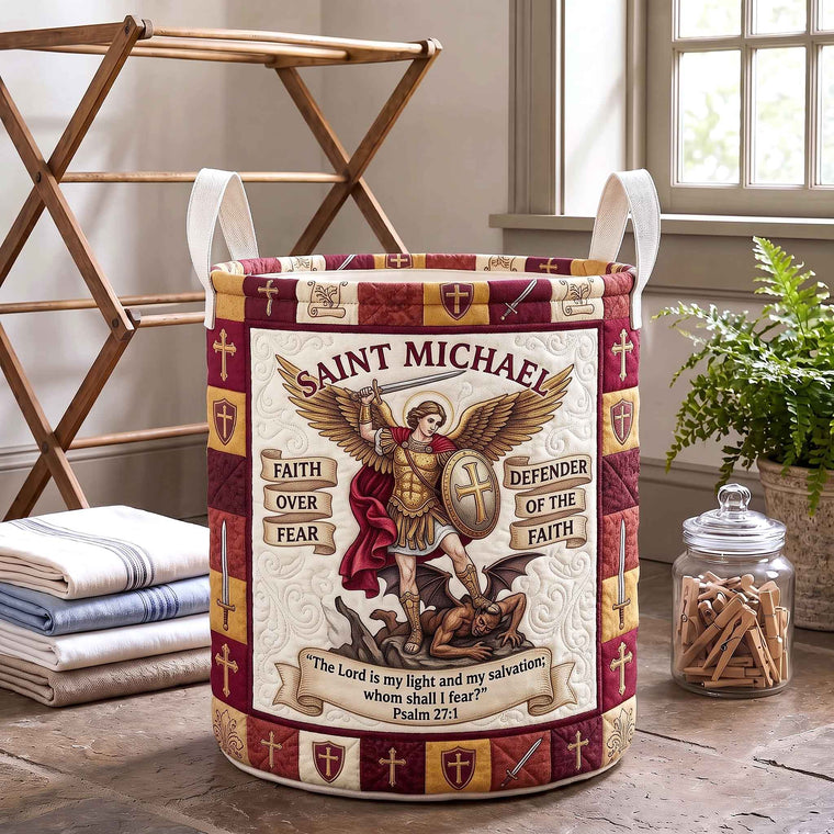 Saint Michael Laundry Quilted Tote