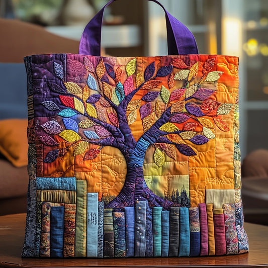 The Literary Roots Quilted Tote