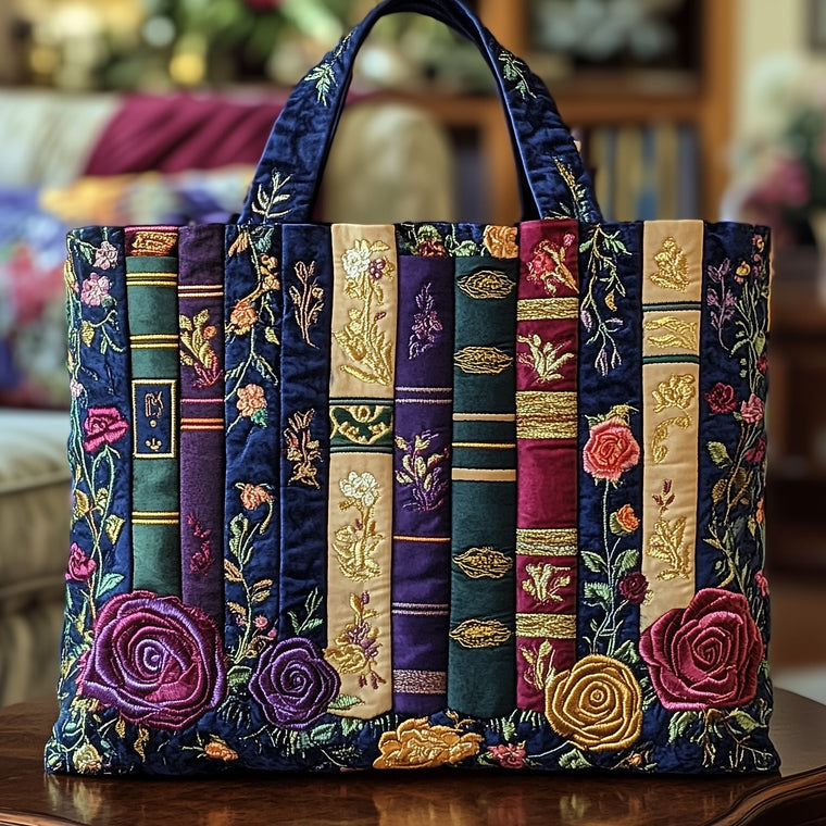 The Book Lover Quilted Tote 8990