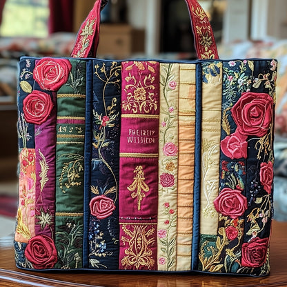 The Book Lover Quilted Tote 8993
