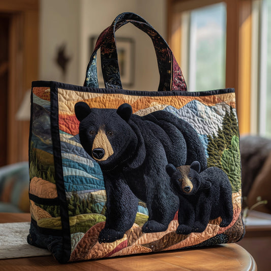 The Bear Family Quilted Tote