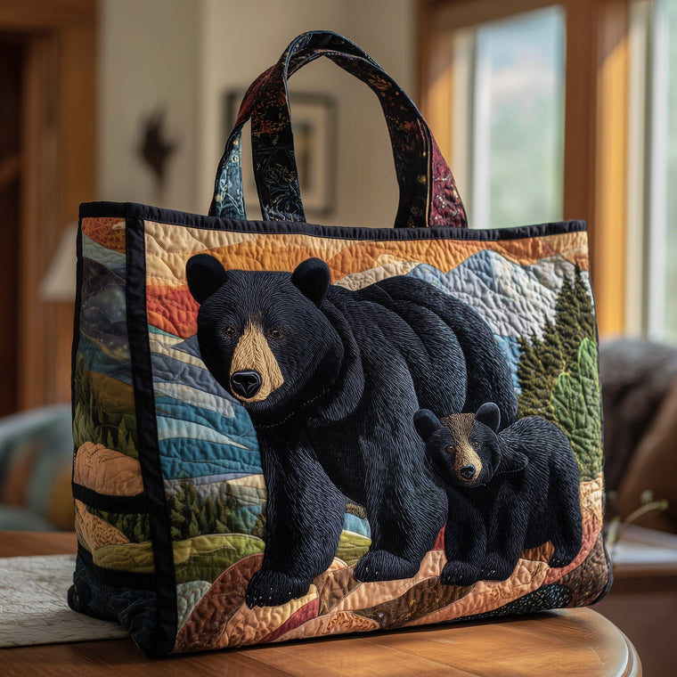 The Bear Family Quilted Tote