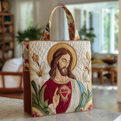 Jesus Sacred Heart Tote Bag
