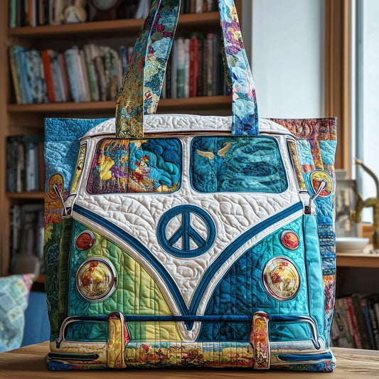 The Retro Road Trip Quilted Tote