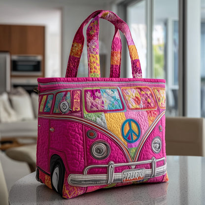 Colorful Hippie Van Tote Bag