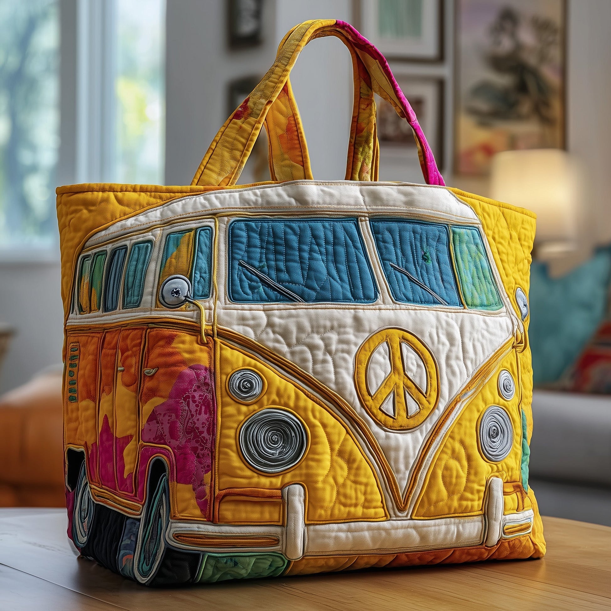 Everyday Hippie Ride Quilted Tote