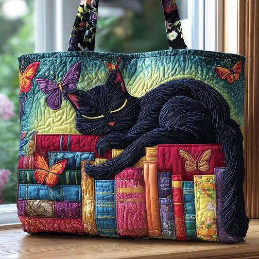 The Midnight Reader Quilted Tote