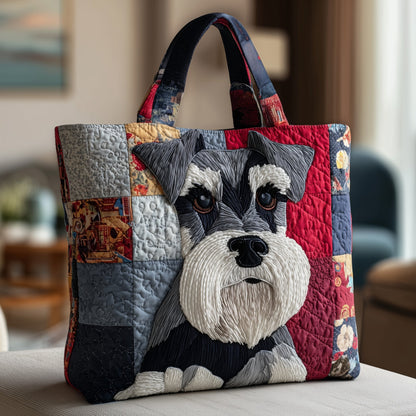 Everyday Schnauzer Quilted Tote Bag