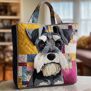 The Schnauzer Charm Quilted Tote 9872