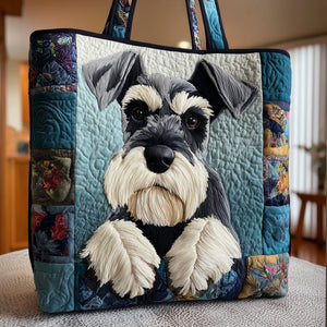 Schnauzer Dog Portrait Tote Bag