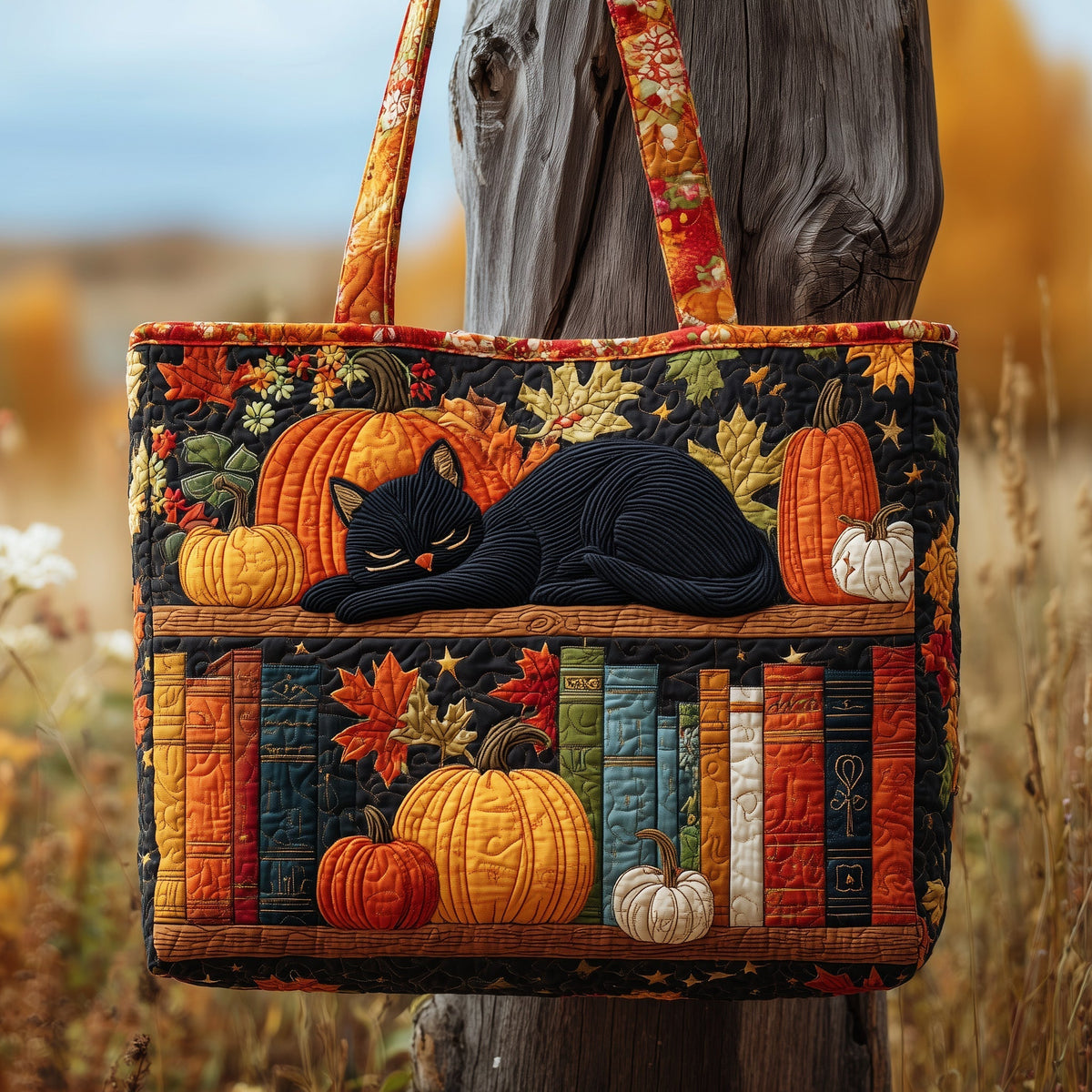 The Autumn Library Tote Bag