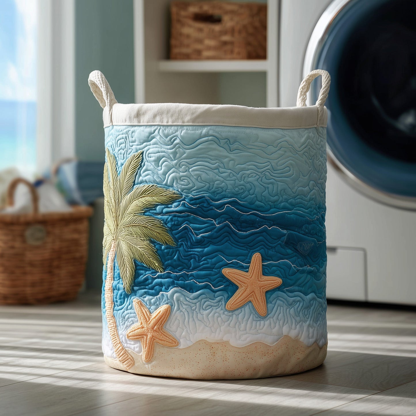 Blue Coast Laundry Quilted Tote