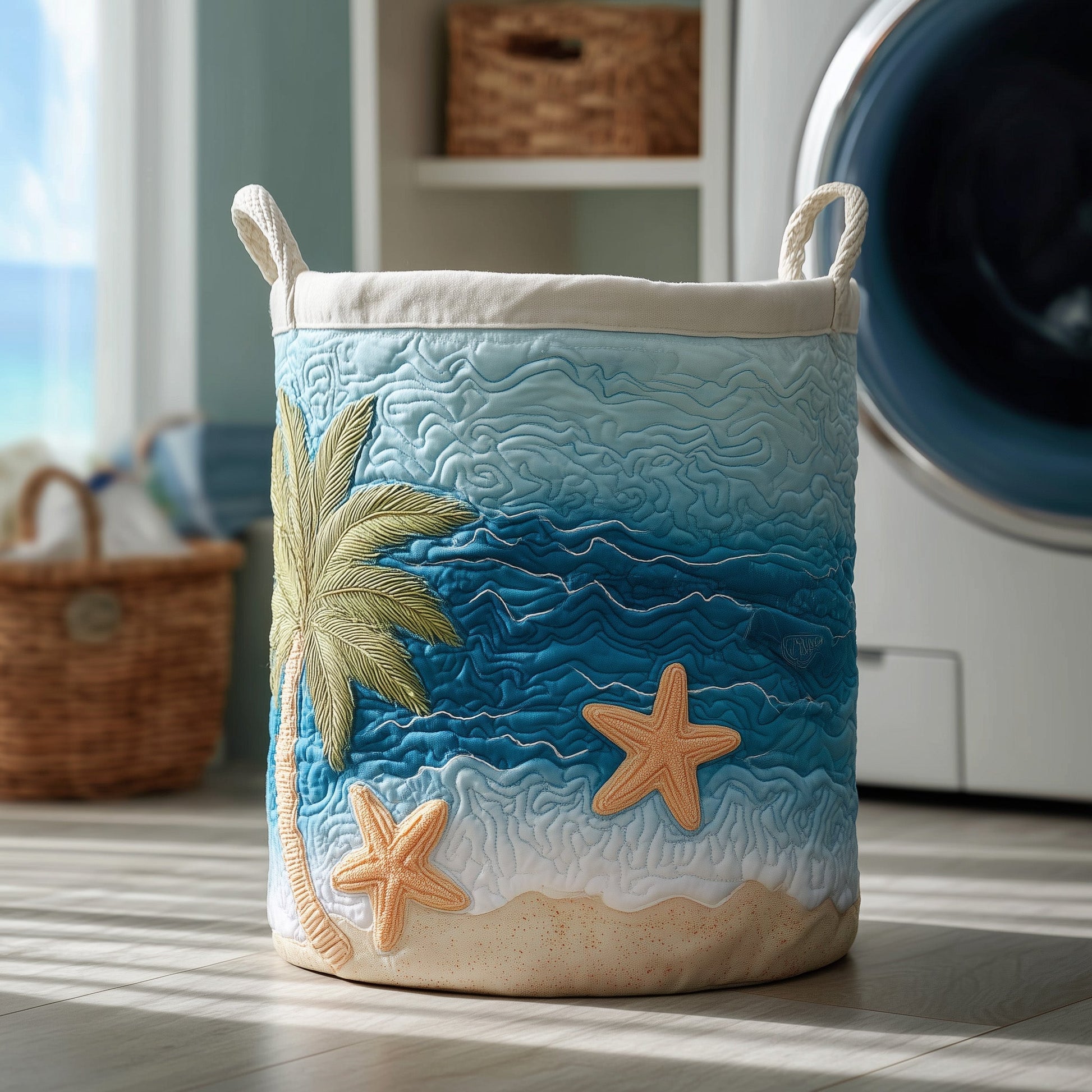 Blue Coast Laundry Quilted Tote