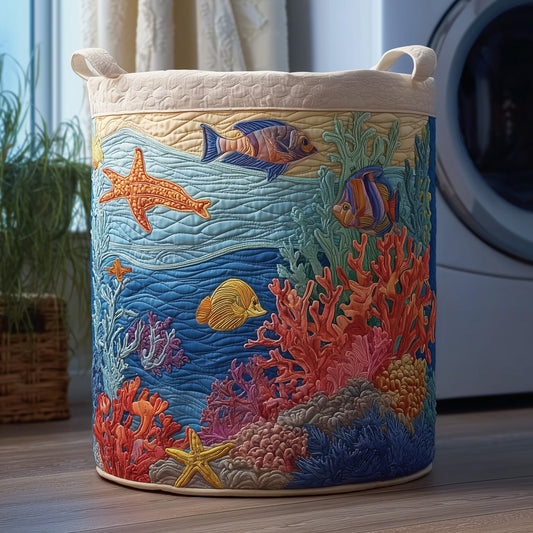 Beautiful Ocean Laundry Quilted Tote