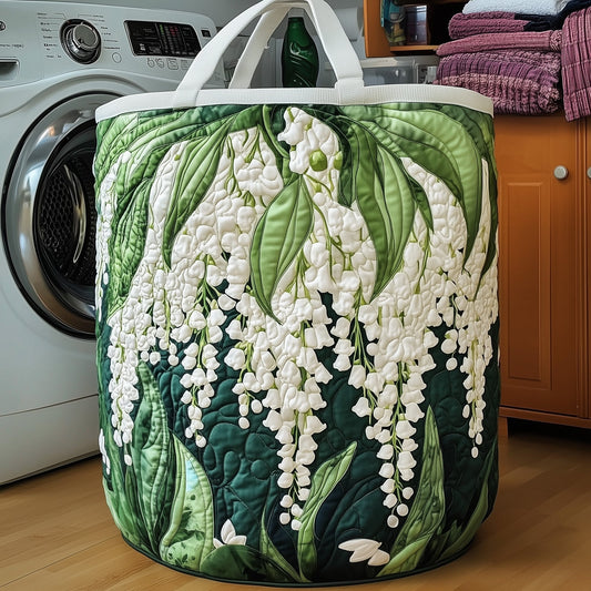 The Lily Of The Valley Quilted Laundry Tote