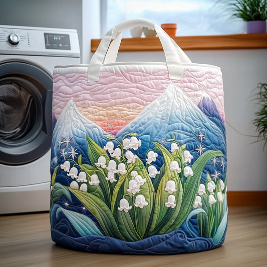 The Lily Of The Valley Quilted Laundry Tote