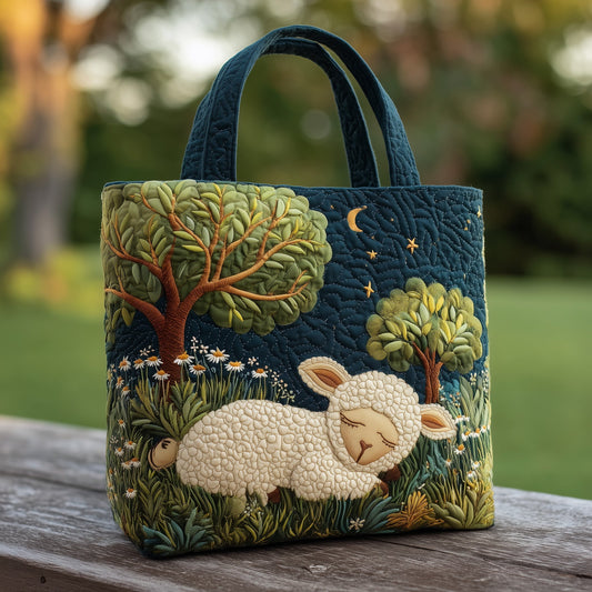 The Sleeping Sheep Quilted Tote
