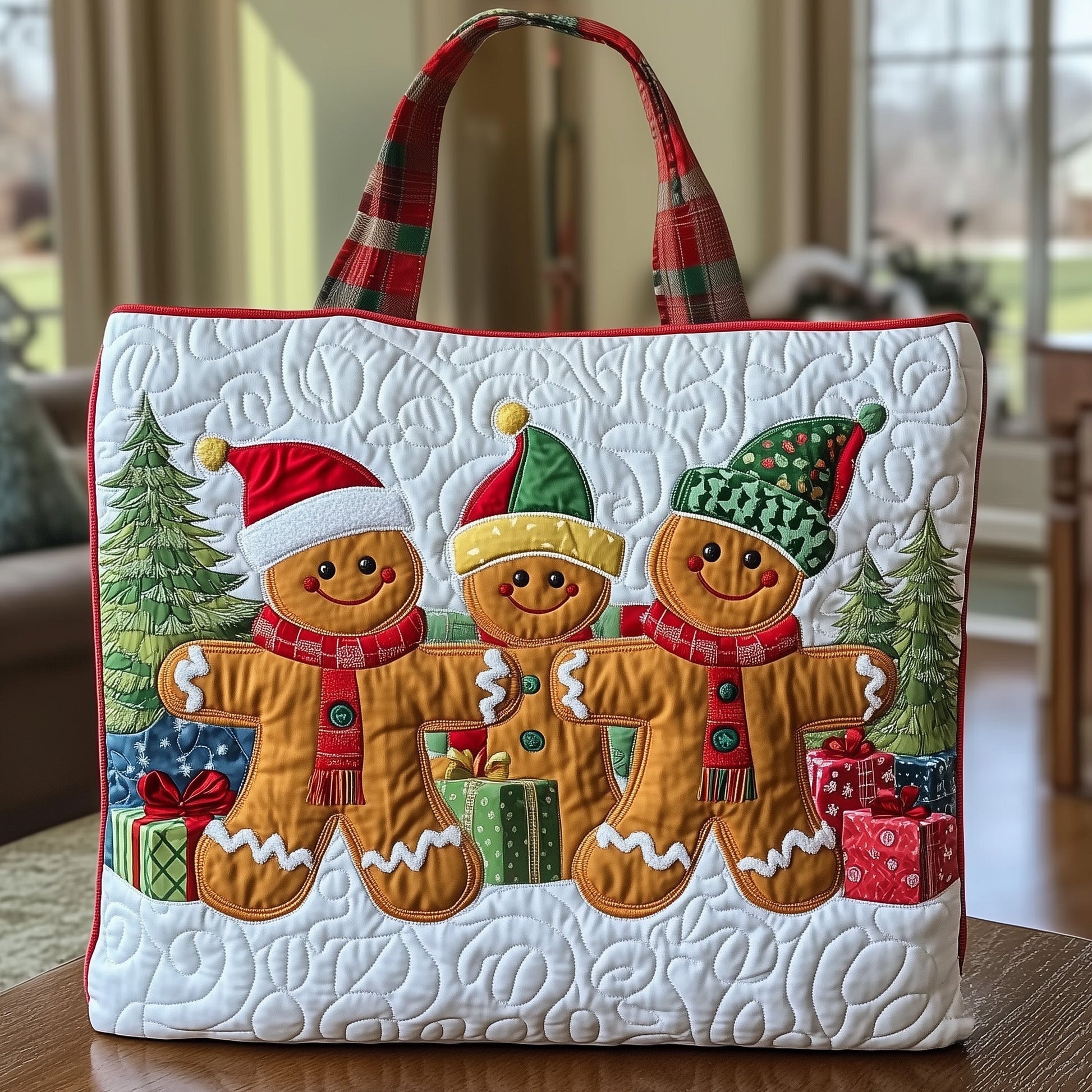 Gingerbread Men Holiday Tote Bag