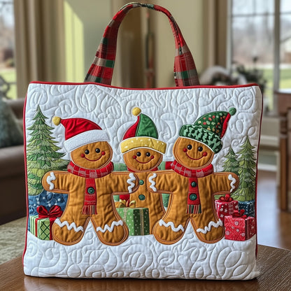Gingerbread Men Holiday Tote Bag