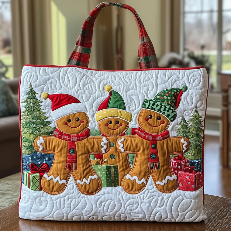 Gingerbread Men Holiday Tote Bag