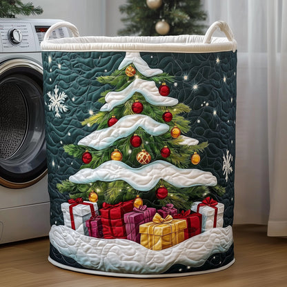 The Christmas Quilted Laundry Basket Tote M233
