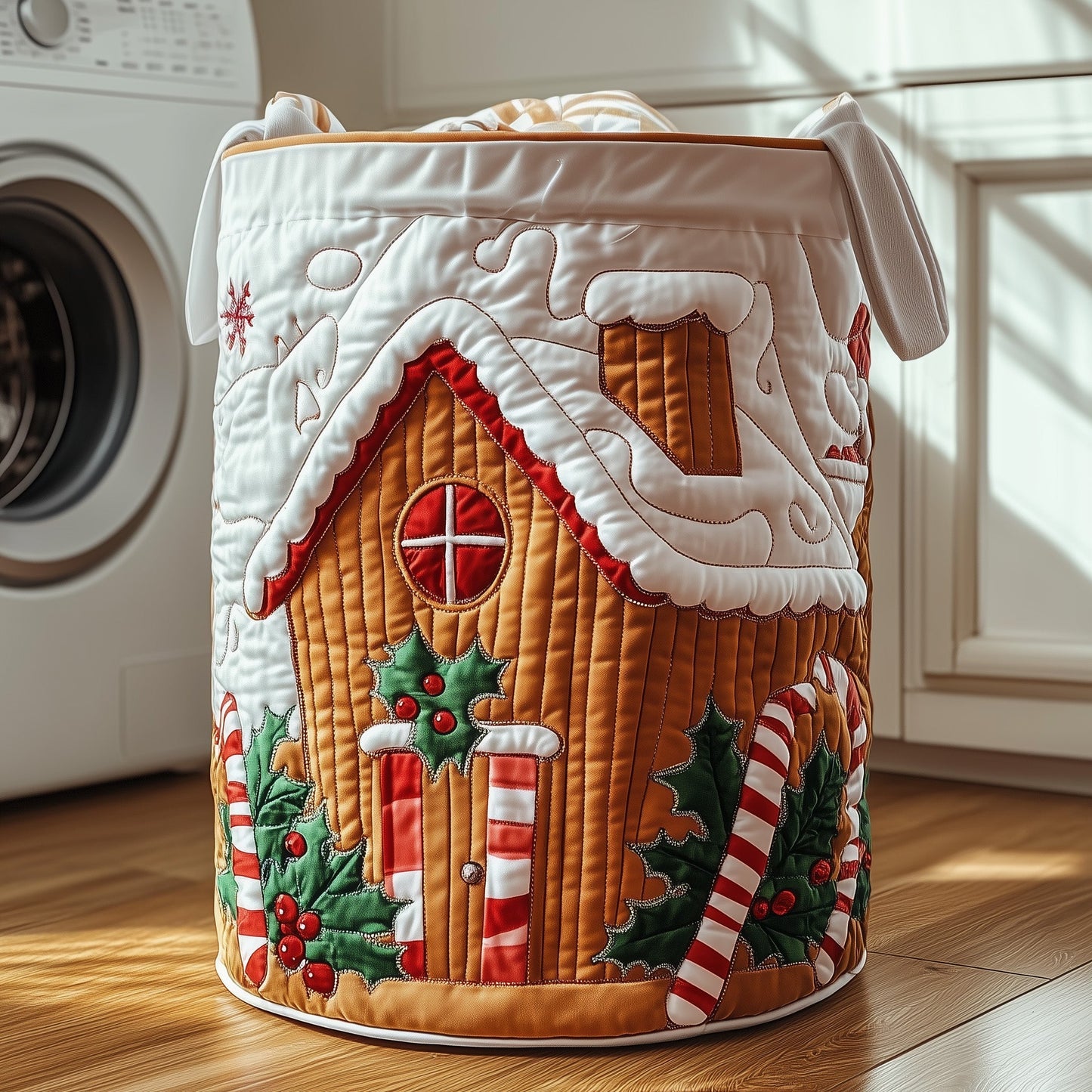 Christmas House Laundry Tote Bag