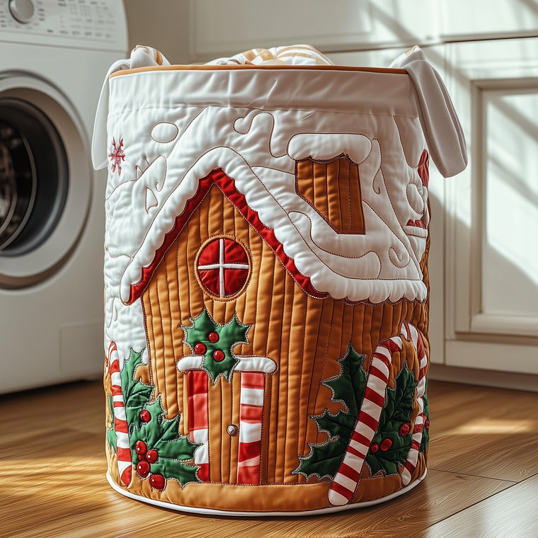 Christmas House Laundry Tote Bag