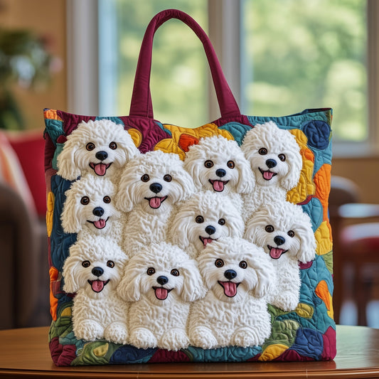 Bichon Frise Dogs Tote Bag