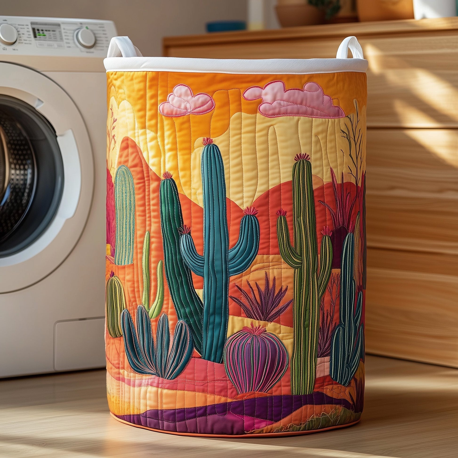 Cactus Desert Laundry Tote Bag