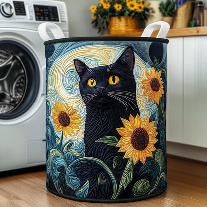 Sunflower Laundry Basket Tote Bag