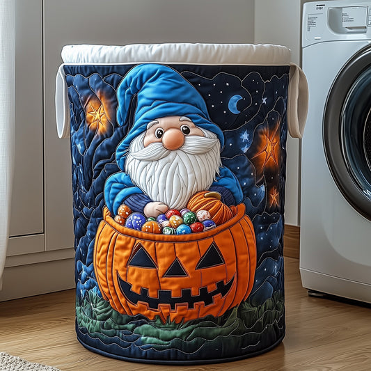 The Gnome Quilted Laundry Basket Tote M344