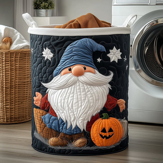 The Gnome Quilted Laundry Basket Tote M345