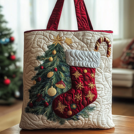 The Festive Stocking Quilted Tote