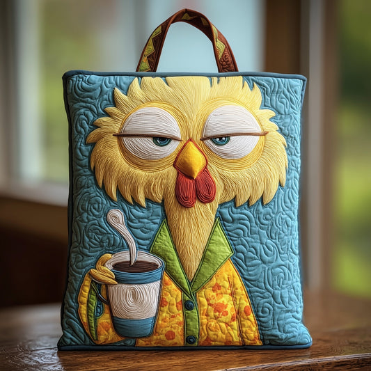 The Annoyed Chicken Quilted Tote