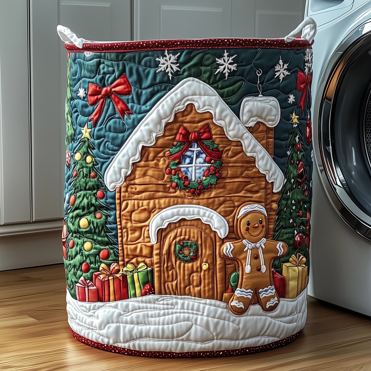 Gingerbread House Laundry Tote Bag