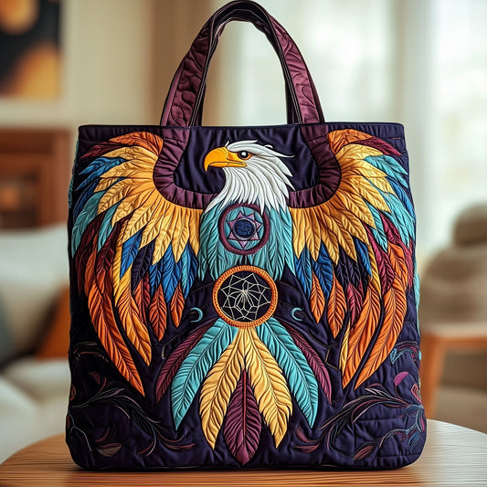 The Native Eagle Quilted Tote