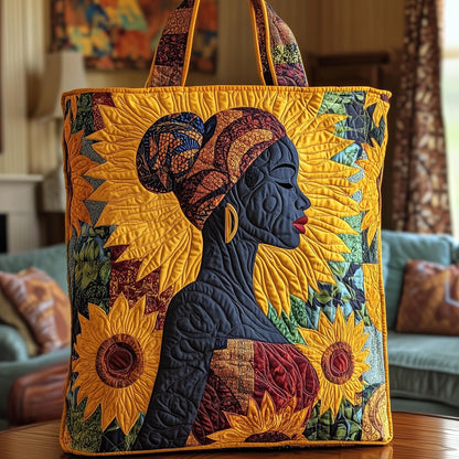 The African Silhouettes Quilted Tote