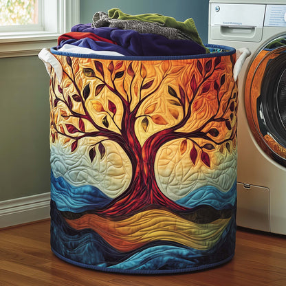 The Ancient Celtic Tree Of Life Quilted Tote