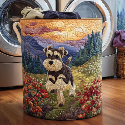 Adorable Schnauzer Laundry Tote Bag