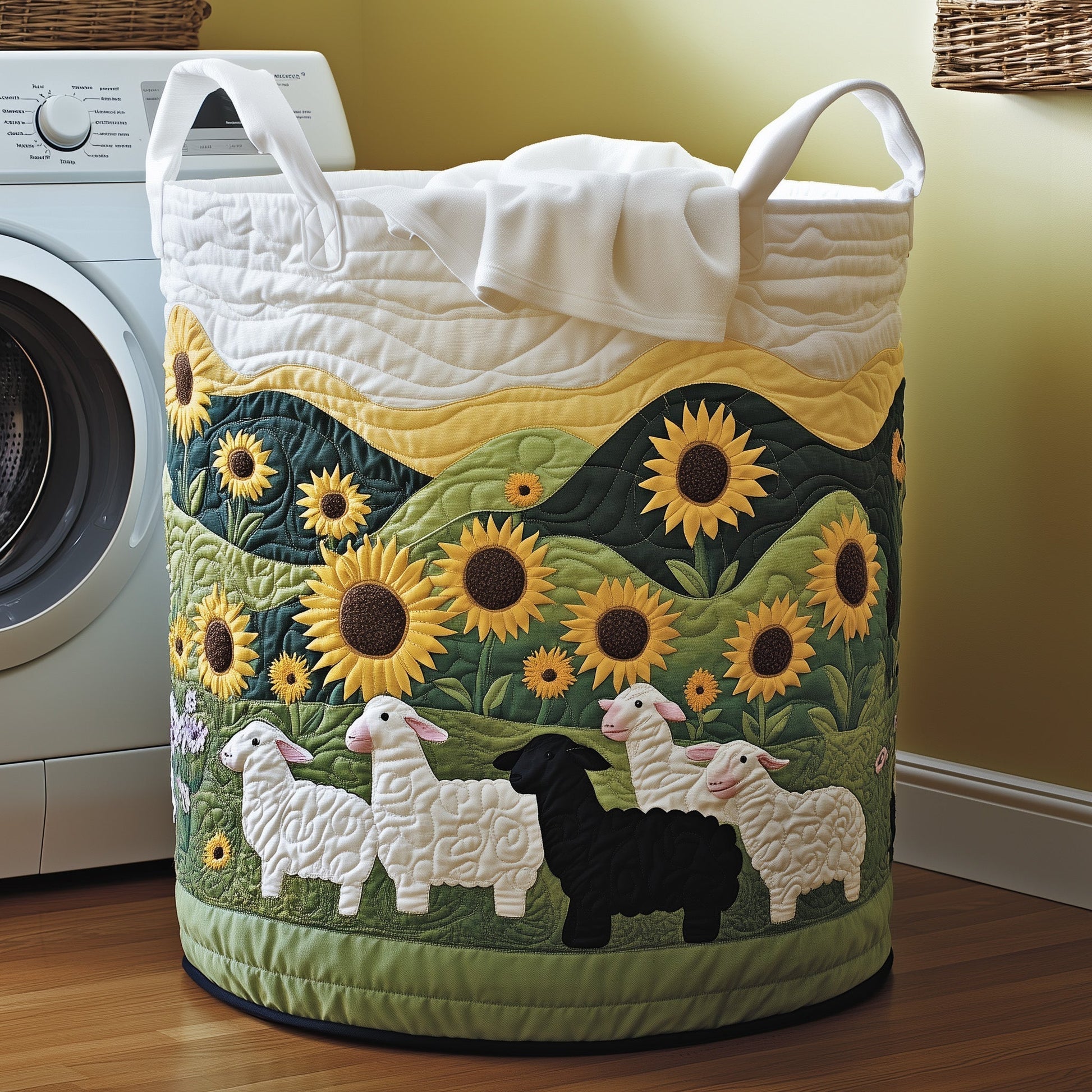 Everyday Sheep Quilted Tote Bag