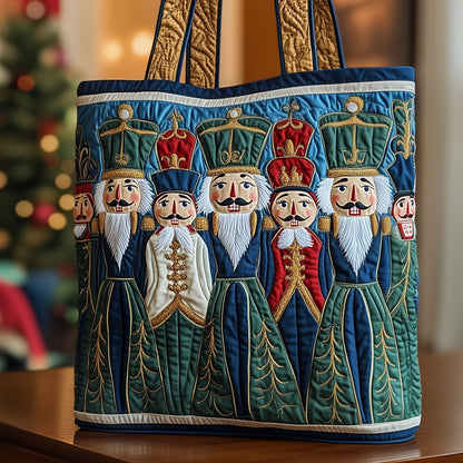 Everyday Nutcracker Figures Quilted Tote