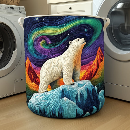 The Polar Bear Quilted Laundry Basket Tote