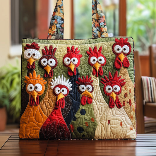 Everyday Farm Animals Quilted Tote