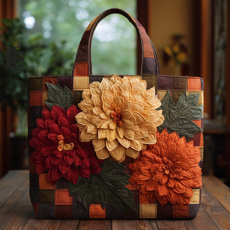 The Dahlia Patchwork Quilted Tote
